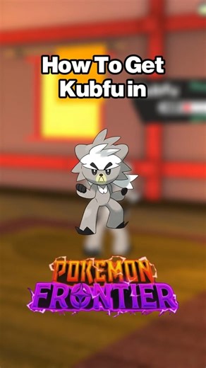 How To Get KUBFU in Pokémon Brick Bronze Frontier! #roblox #pokemonbrickbronze