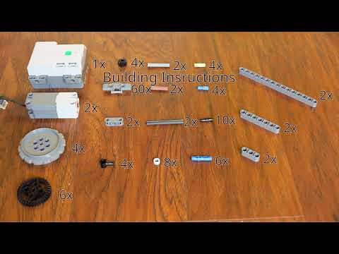 LEGO Robot tank using Powered Up system with building and programing instructions