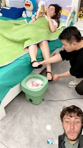 Mini portable Small Gadgets washing machine #newgadgets #smartgadgets #goodthing #sandmentcrushing