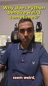 This Is Why Python Confuses Beginners (Interview Explanation)