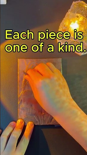 Hand-hammered copper Art process