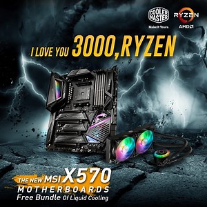 Reminder that I love you 3000, Ryzen.❤️ Now’s your chance to get free COOLER MASTER Liquid Cooling with the purchase of select MSI X570 motherboard. The promotion ends on Aug. 18th, this is the one you won’t want to miss. 👉See more: https://ph.msi.com/Promotion/I-Love-You-3000-AMD _ #MSI #AMD #Ryzen #X570 | MSI Gaming