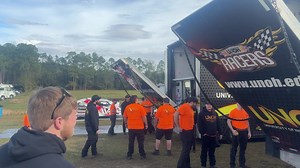 It’s opening day at Volusia Speedway Park! We’re unloading and getting prepared for a great night of racing! University of Northwestern Ohio Lucas Oil Tub O' Towels NGK Spark Plugs GoSunoco Racing Allstar Performance Pro-Filer Performance Products | UNOH Motorsports