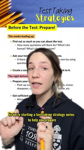Test Taking Strategies 📝 Before the Test #exams #tests #studytips #examready