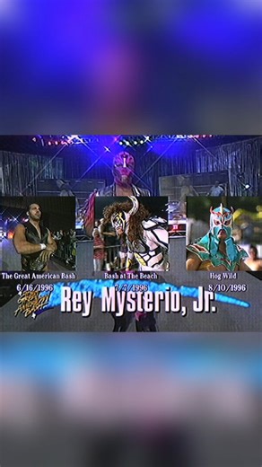 Club Lucha on Instagram: "Rey Mysterio Jr debuted for WCW against Dean Malenko at The Great American Bash and immediately had a huge impact on the company. His first 3 PPV matches were against Malenko, Psicosis and Ultimo Dragon and all 3 ranged from very good to very great! The match against Psicosis is one of the best openers to a PPV in Pro Wrestling history and one of my favorite WCW matches EVER. If you've never seen these 3 matches I'd highly recommend seeking them out! I will continue to 