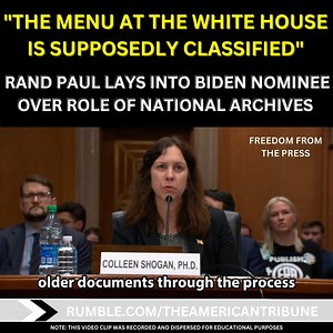 It is unreal what they Classify...and even more Unreal that they want to Prosecute President Trump Over Classified Documents. | Freedom From The Press