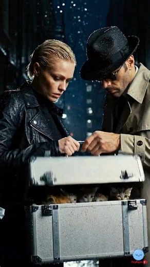 Secret Agents Opened the Briefcase… Full of Kittens! 🐾 #FunnyCats #Kittens #CatShorts