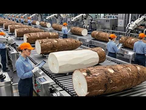 How Cassava Flour Is Made | Inside America’s Largest Cassava Processing Plant