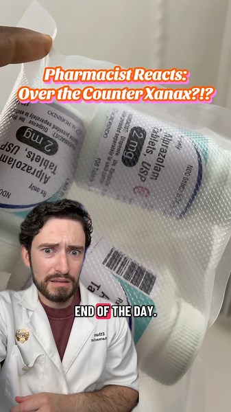 ⚠️ OVER THE COUNTER XANAX?!? Pharmacist warns about online pharmacy and manufacturers #pharmacy