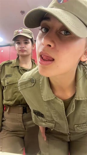Attractive military women having fun after training session 🥰 | Beautiful woman soldiers