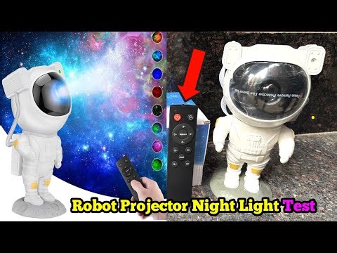 Astronaut Robot Projector Night Light Unboxing And Test | Electronics Verma