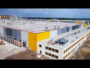 Amazon Dortmund Logistikzentrum Luftaufnahmen Baustellendokumentation