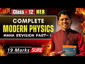 MAHA REVISION😱Modern Physics🔥19 Marks Sure || PART-1|| Electron & Photon || Class 12 || Easy Physics