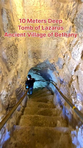 337K views · 17K reactions | Exploring the 10 meters deep, Lazarus Tomb in the Ancient village of Bethany | Visit Israel From Your Home | Facebook