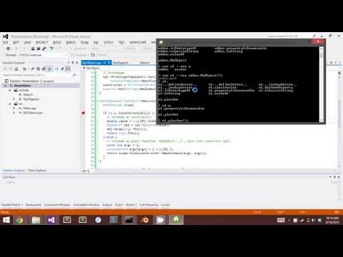 How to setup Visual Studio to write Node.js C++ Addons