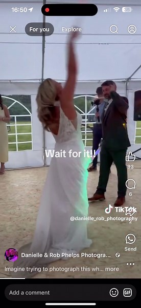 Imagine trying to photograph a wedding and this happens! You just want to dance 💃🏼 #wedding