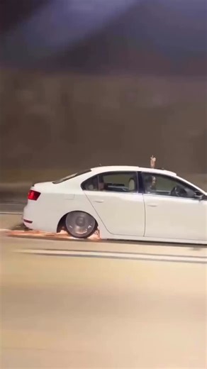 Scrape. Spark. Burn. Firestarter approved. 🔥 #bumperreel #carfails #dashcam #dashcamfootage #dashcamfails #firestarter #stancefail #carreel #sparksfly #whatcouldgowrong #carcommunity #carsofinstagram #reelchaos #trendingreel | BumperReel