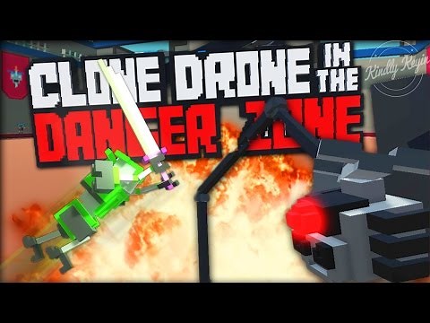 Clone Drone In The Danger Zone Gameplay - ROBOT JEDI! - Let's Play Clone Drone In The Danger Zone