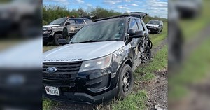 DPS patrol vehicle struck while conducting traffic stop