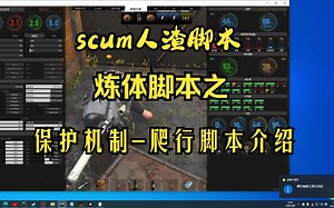SCUM人渣炼体脚本-保护机制-爬行脚本介绍