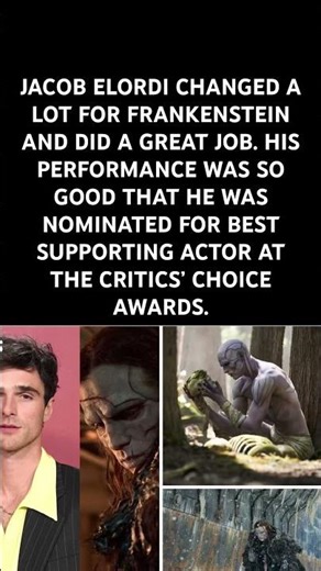 Jacob Elordi’s Monster Moment#JacobElordi #Frankenstein #CriticsChoice #ActorLife #MovieBuzz