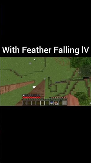 The power of feather falling#shorts#minecraft#popular