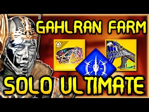 Solo Farming Ultimate 'Nightmare of gahlran' - Warlock Edition ! Destiny 2 ♥