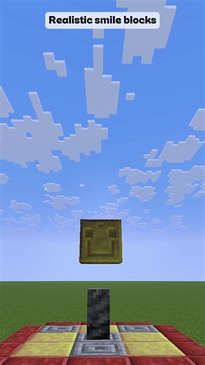 Realistic Smile Block Build HACKS In Minecraft 😱🤯 #minecraft