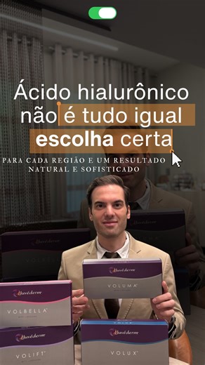 Dr. Thiago Perfeito on Instagram: "Cada ácido hialurônico tem uma indicação específica e a naturalidade começa na escolha correta do produto. Voluma é indicado para reposição de volume profundo em têmporas e região malar, promovendo estrutura e efeito lifting. Volift é ideal para sulco nasogeniano, comissuras orais e volume labial, respeitando arco do cupido, borda do vermelhão e tubérculos. Volbella é uma opção mais leve, indicada para região dos olhos e lábios quando buscamos sutileza. Volux é