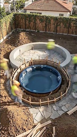 Building a Luxury In-Ground Hot Tub from Scratch! 💦 (Timelapse)