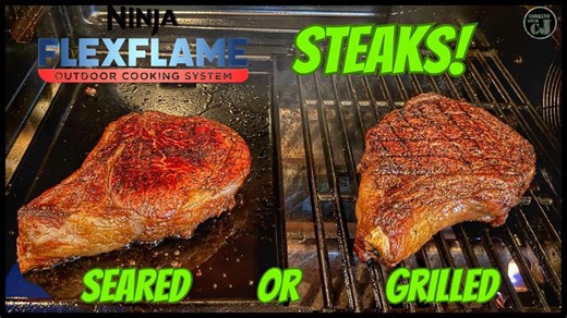 Ninja FlexFlame Reverse Seared Steaks