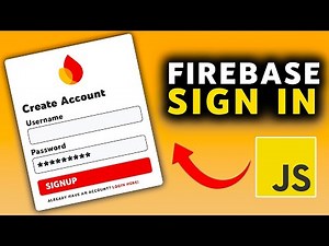 Firebase Tutorial - Sign In 🐳 | Firebase Web Authentication (Updated)
