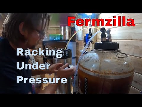 Fermzilla, Closed Pressure Transferring. Racking to keg.