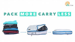Watch Acteon Compression Packing Cubes for Travel on Amazon Live