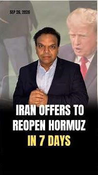 Iran Offers to Reopen Hormuz — Trump Says No #iran #iranisraelwar #iranwar #trump #irgc #ceasefire