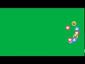 Facebook Like Green Screen