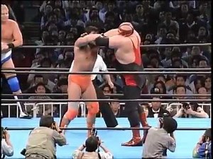 AJPW - Vader & Stan Hansen vs Kenta Kobashi & Johnny Ace