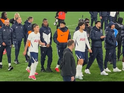 FULL-TIME SCENES: Tottenham 2-1 Chelsea: The Players After The Game: Accor Stadium, Sydney Australia