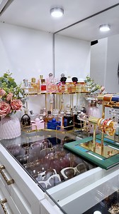 Comment “closet” for links My perfume collection is growing! Bought a few in Europe, so I had to get a bigger stand. Love that this fits perfectly in the corner and I have room for some more! Spot any of your favorite perfumes? #perfumecollection #closetorganization #closetgoals #closetdesign | Pops Of Color Lifestyle