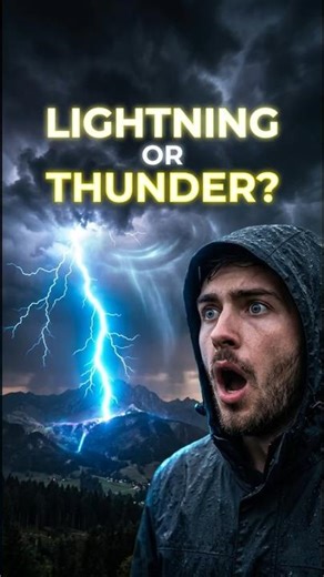 Why Does Thunder Happen After Lightning? ⚡🌩️ (Shocking Truth!)