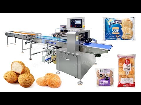 Automactic Bread Packing Machine #breadpackingmachine #flowpackingmachine