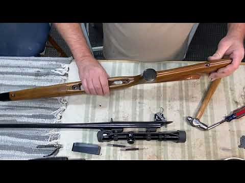 How to replace the trigger group in a Remington Model 700 BDL LH Bolt action rifle + range time