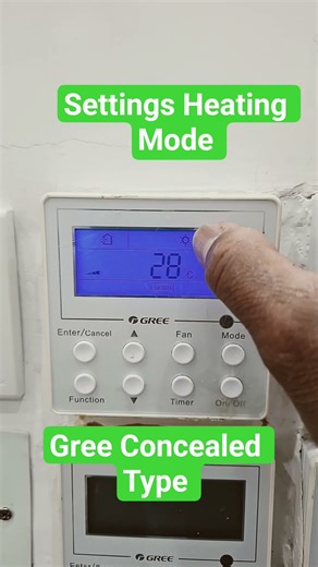How To Settings Heating Mode Gree Inverter Air Conditioner
