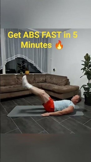 Quick 5-Min ABS Workout (No Equipment)🔥