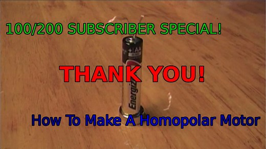 How to Make a HomoPolar Motor
