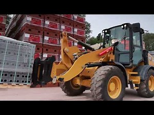 908 High Lift with Pallet Forks at Work | Next Generation Cat® Compact Wheel Loaders