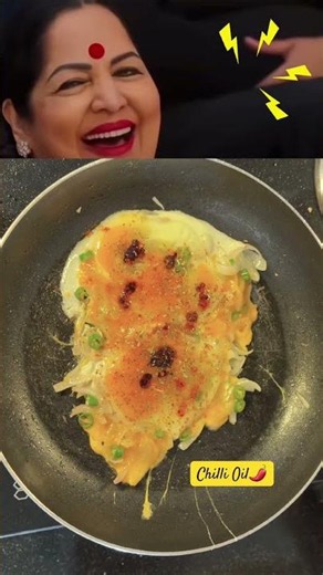 5 Minutes Spicy Chilli Oil Egg Recipe🌶️🍳 #shorts #quickbreakfast #Quick #ShilpaShetty #chillioil