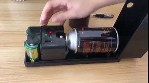 Automatic Air Freshener Dispenser Programmable Fragrance Dispenser Wall Mount/Free Standing Commercial Auto Aerosol Spray Dispenser for Bathroom, Hotel, Office and Public Area (Silver-LCS)