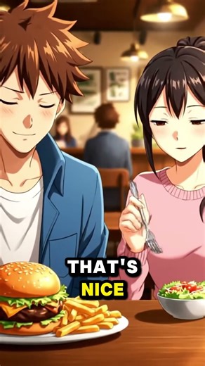 She Ordered a Salad... And Ate My Fries | Funny Anime #shorts #relatable #anime #funnyanime #memes