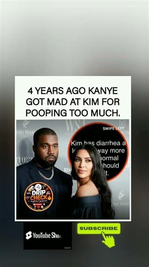 😳💩 4 YEARS AGO: KANYE GOT MAD AT KIM FOR POOPING TOO MUCH.#Shorts"